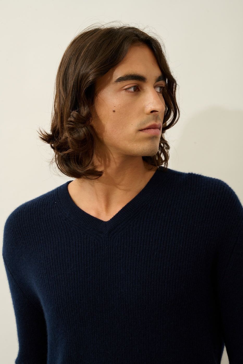 V-Neck Jumper - Jardon - Navy