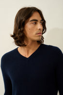 Pull Col V - Jardon - Navy
