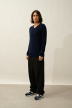V-Neck Jumper - Jardon - Navy