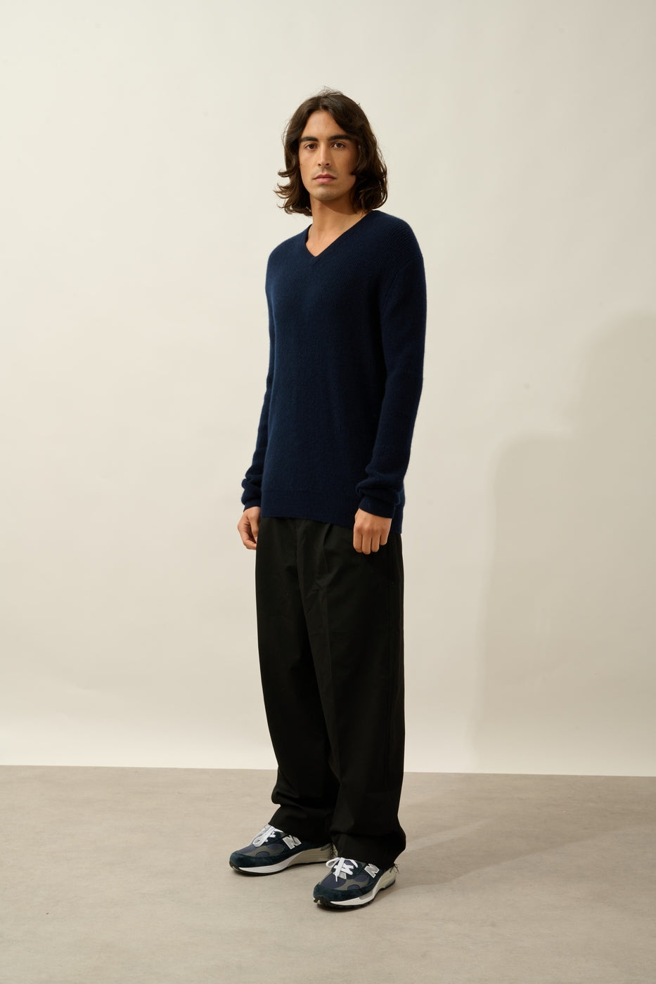 V-Neck Jumper - Jardon - Navy