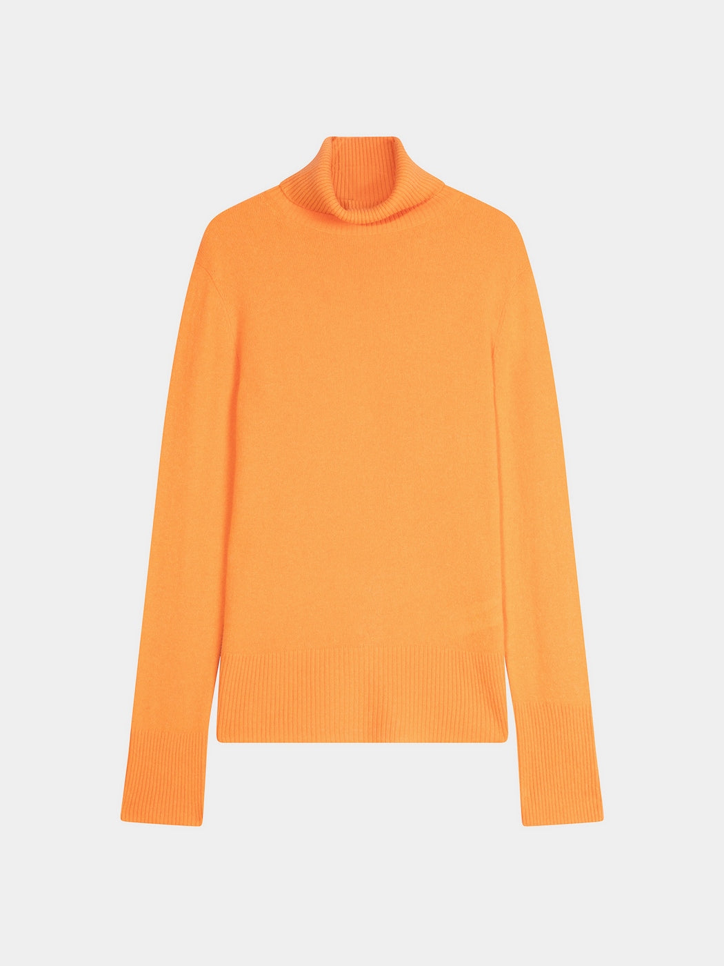 Fornet Turtleneck Sweater - 100% Cashmere, 2-Ply - Clementine