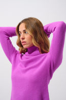 Pull Col Roulé - Fornet - Violet
