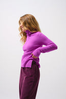 Pull Col Roulé - Fornet - Violet