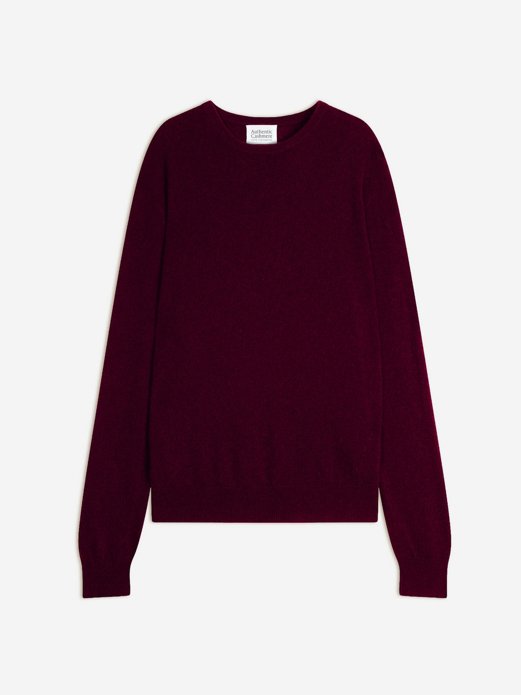 Round Neck Jumper - Aiglière - Blackberry