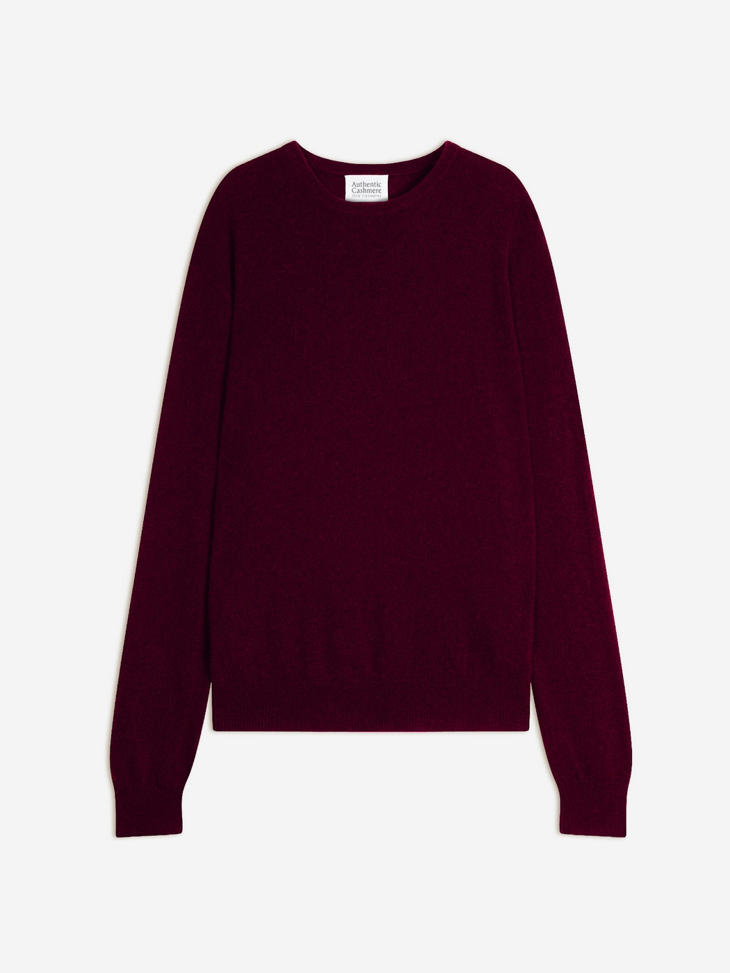 Round Neck Jumper - Aiglière - Blackberry