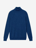 Roll-Neck Jumper - Bange - Heathered Blue