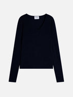 Jersey Cuello en V - Galise - Caviar
