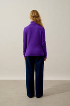 Pull Col Roulé 4 Fils - Linda - Ultra Violet
