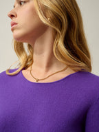 Pull Col Rond Epéna - 100% Cachemire, 2 Fils - Ultra Violet - Femme