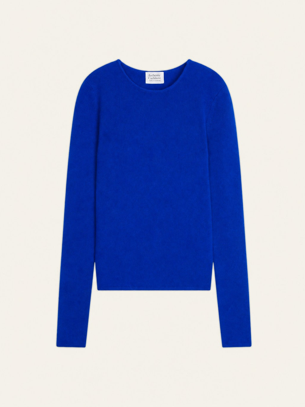 Pull Col Rond 4 Fils Ivy - Bleu Klein