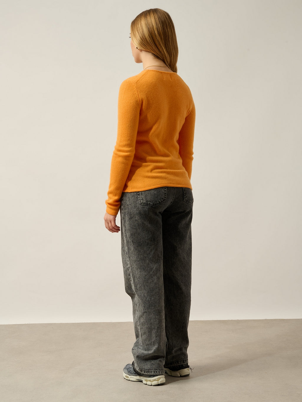 Pull Col Rond 4 Fils Ivy - 100% Cachemire, 4 Fils - Mangue