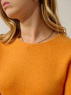 Pull Col Rond 4 Fils Ivy - 100% Cachemire, 4 Fils - Mangue