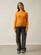 Pull Col Rond 4 Fils Ivy - 100% Cachemire, 4 Fils - Mangue