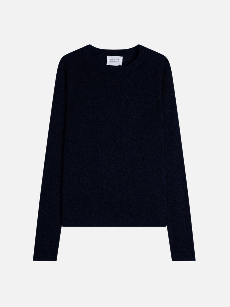 Round Neck Sweater - Ecrin - Black