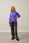 Cardigan Col Rond - Caron - Lavandin