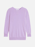 Button-Back Crew Neck Jumper - Estaris - White