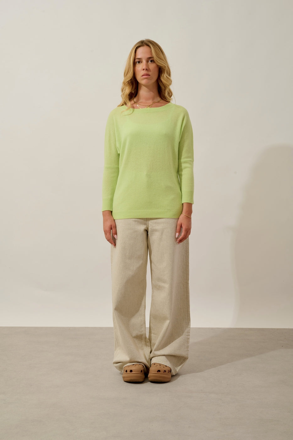 Jersey murciélago - Goléon - Verde lima