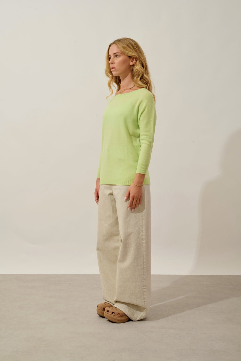 Jersey murciélago - Goléon - Verde lima