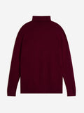 Pull Col Roulé 4 Fils Martin - Bordeaux - Homme