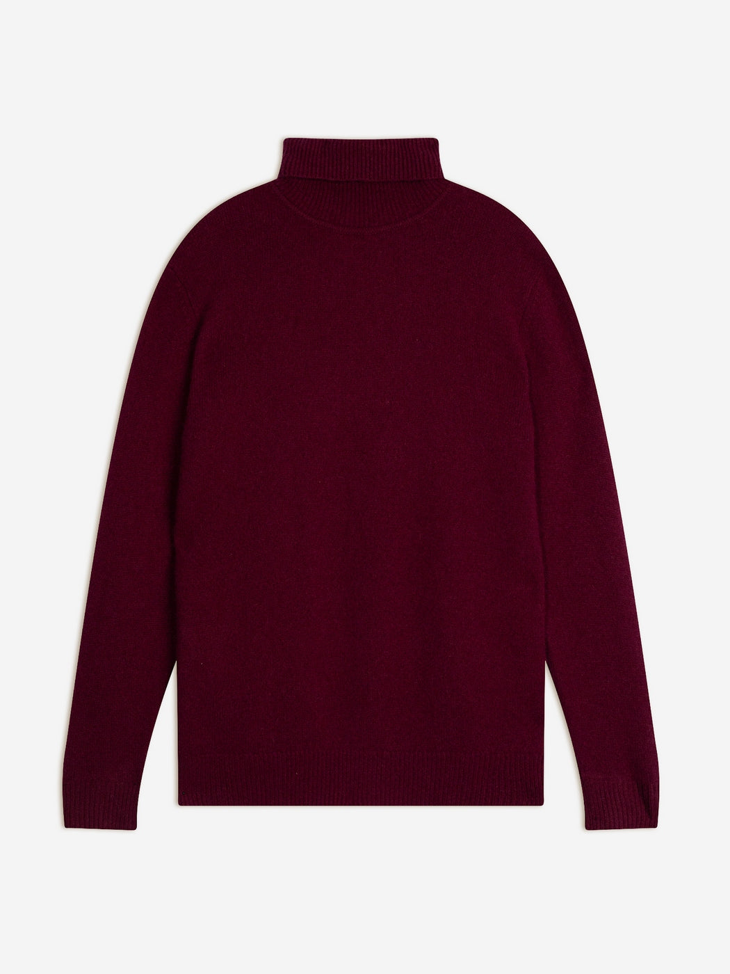 Pull Col Roulé 4 Fils Martin - Bordeaux - Homme