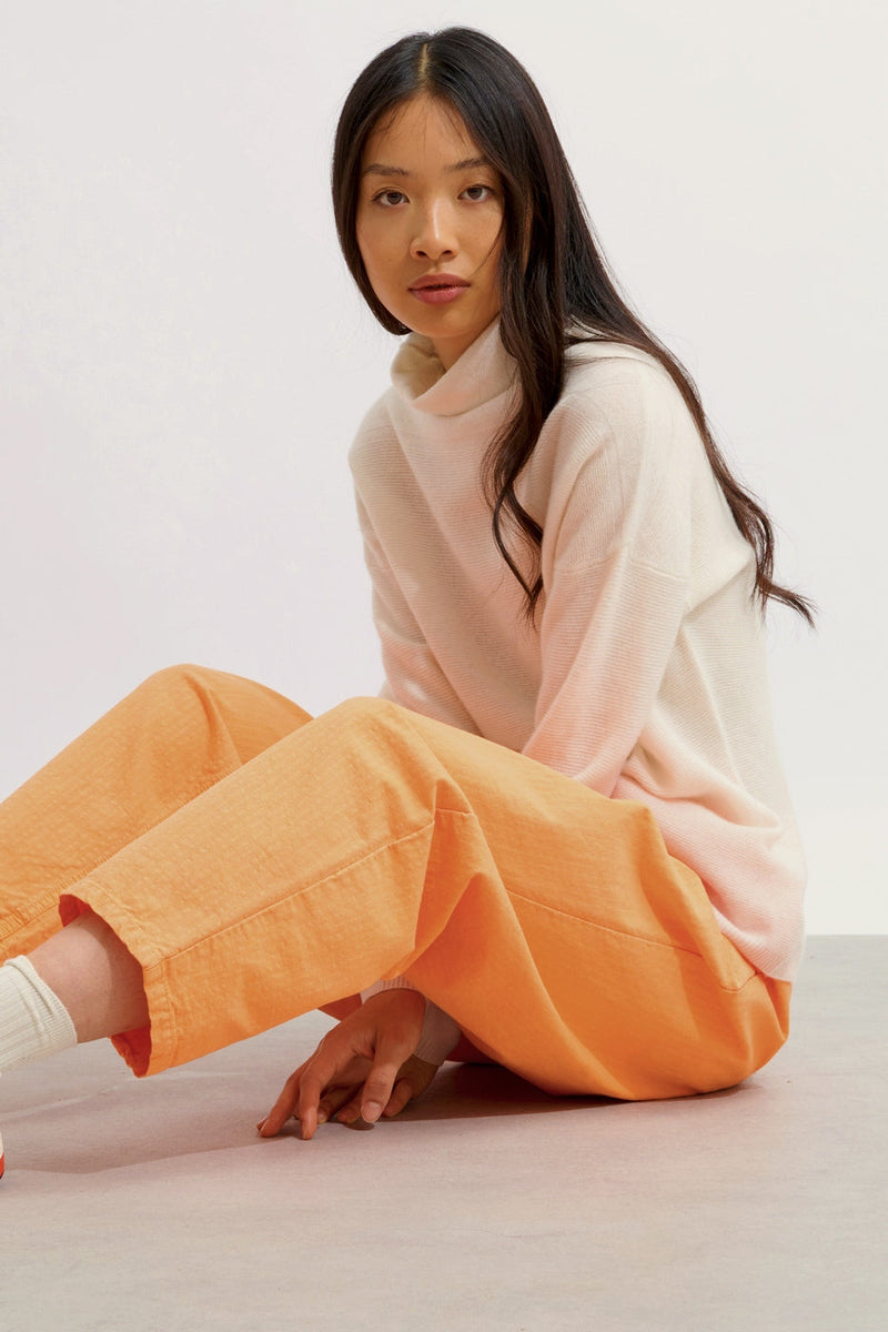 Pull Col Roulé Collin - Ivoire - Femme