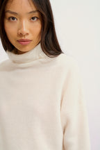 Collin Roll-Neck Jumper - Ivory - Women