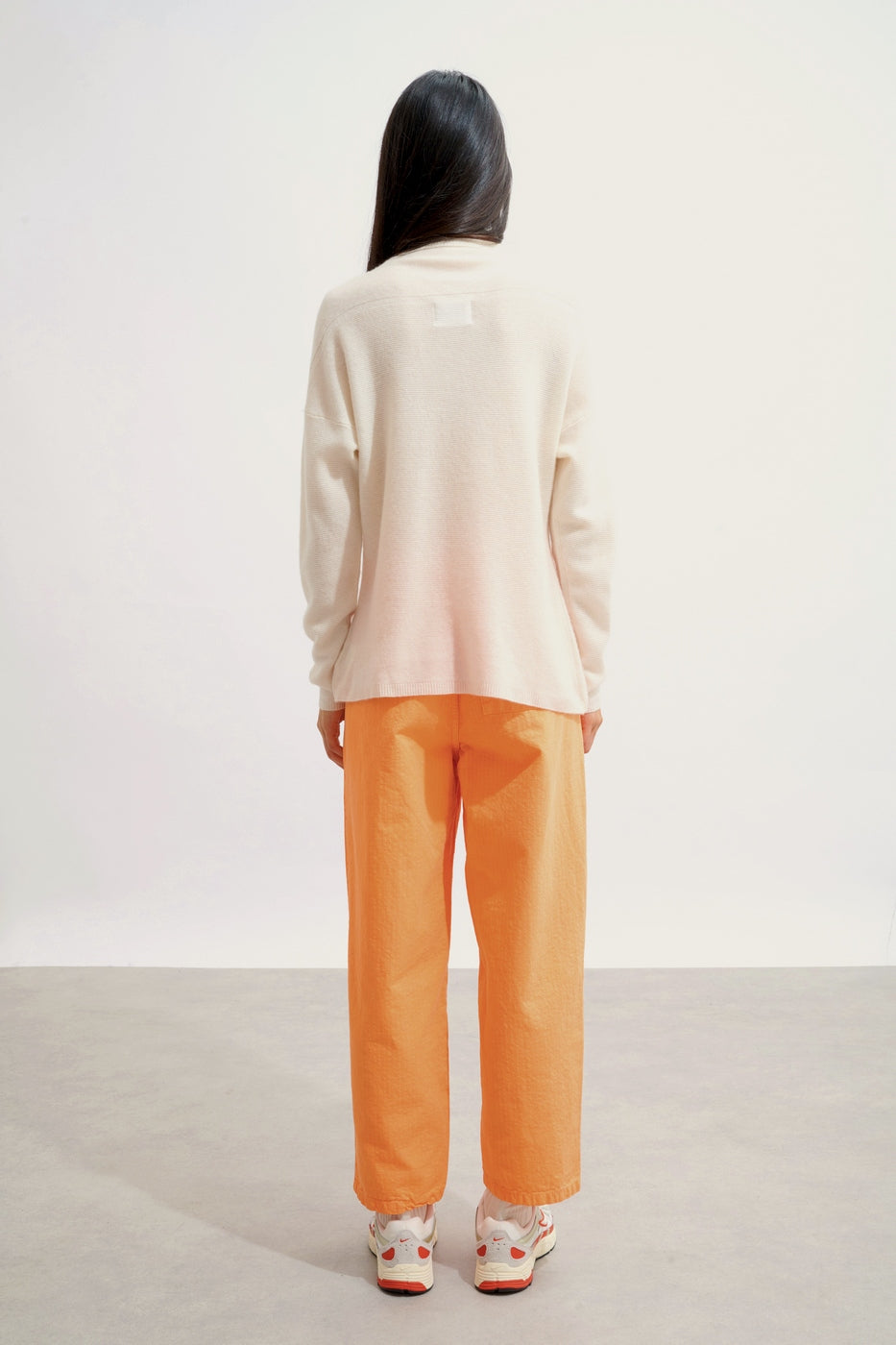 Pull Col Roulé Collin - Ivoire - Femme