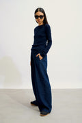 Bella Round-Neck Jumper - Navy - Women
