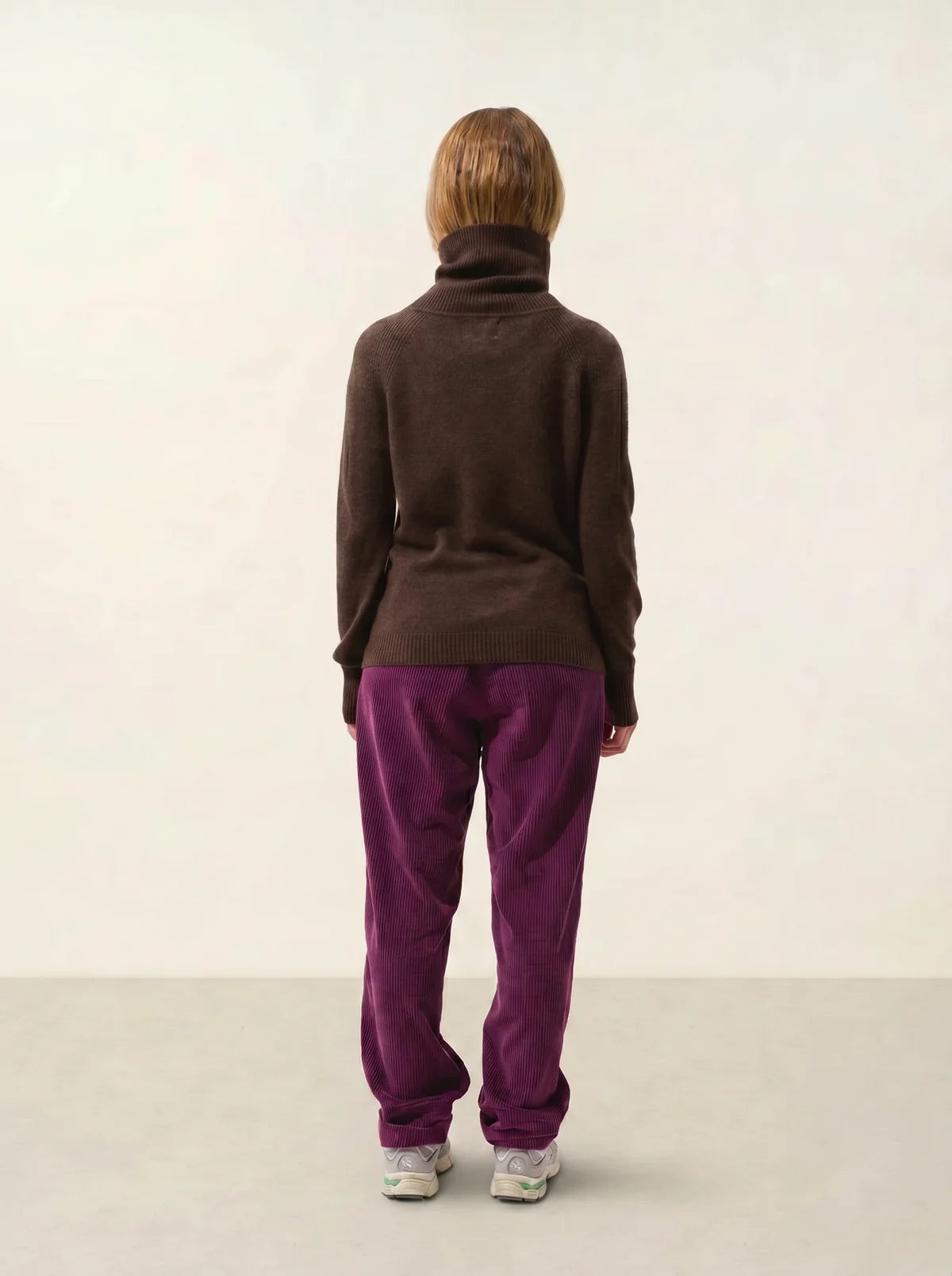 Maglione dolcevita Dolce - Tortora melange