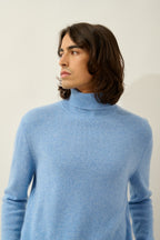 Pull Col Roulé 4 Fils Martin - Sky