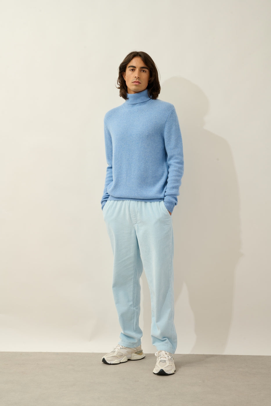 Pull Col Roulé 4 Fils Martin - Sky