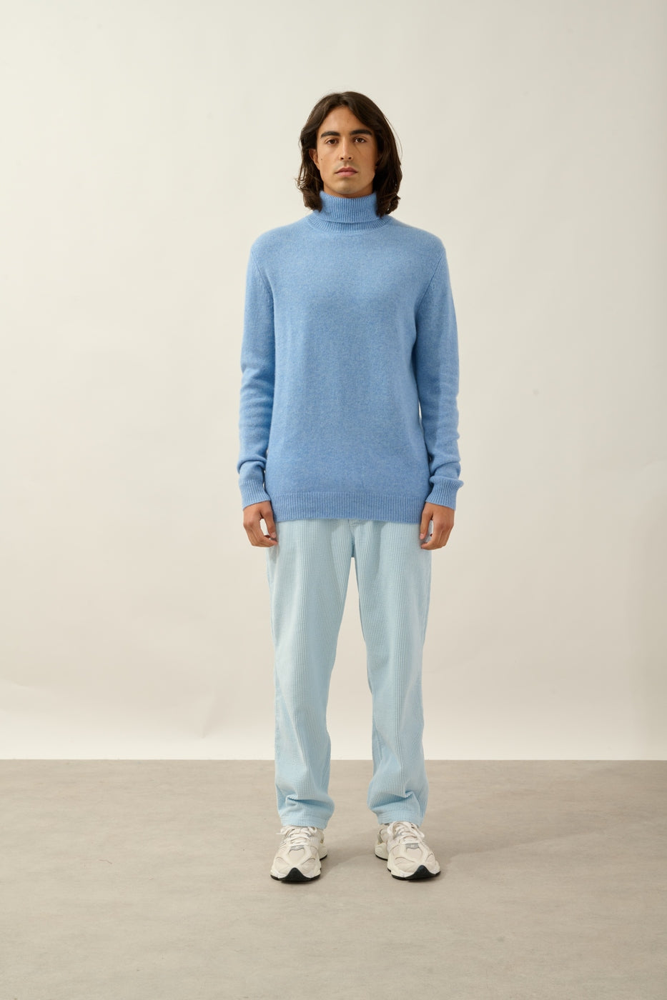 Pull Col Roulé 4 Fils Martin - Sky