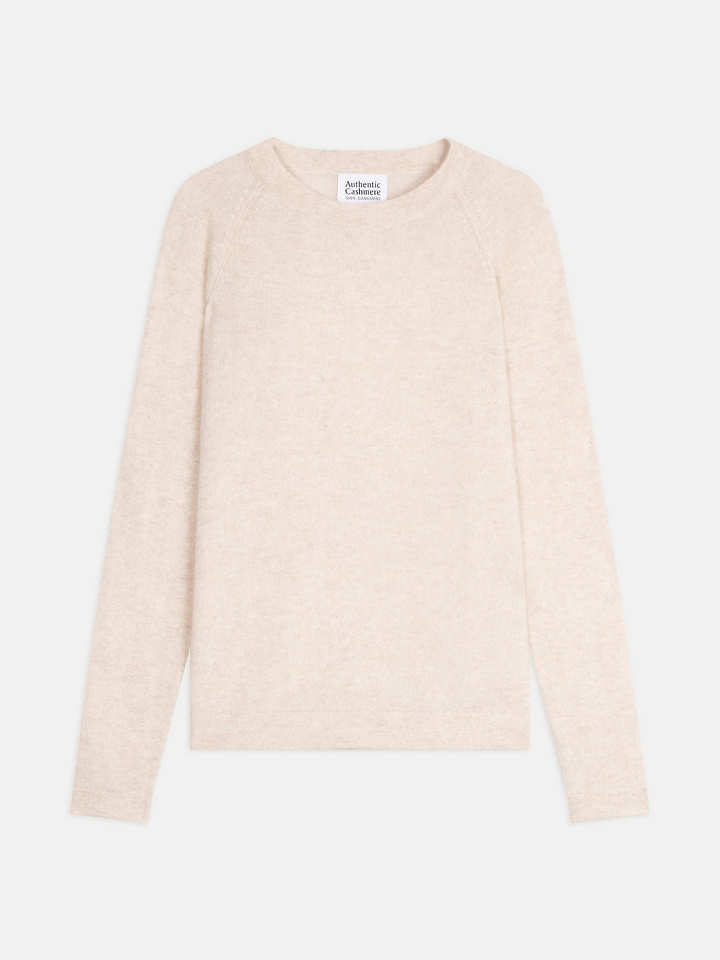 Pull Col Rond - Ecrin - Beige Chiné