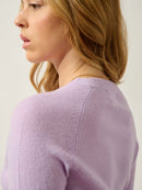Pull Col Rond Ecrin - Mauve