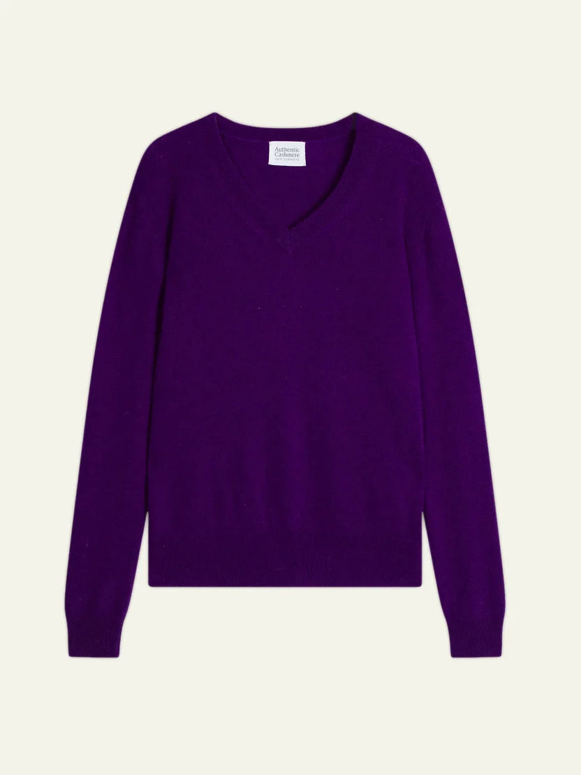 Pull Col V - Gardoria - Violette