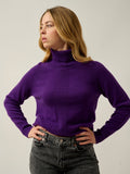 Pull Col Roulé Dolce - Violette
