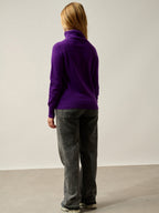 Pull Col Roulé Dolce - Violette