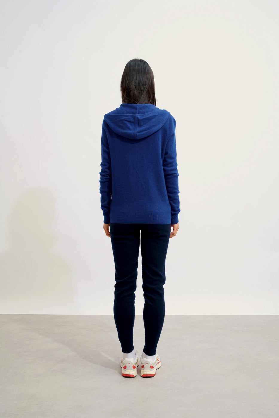 Hooded Zip Cardigan - Colombis - Ultramarine