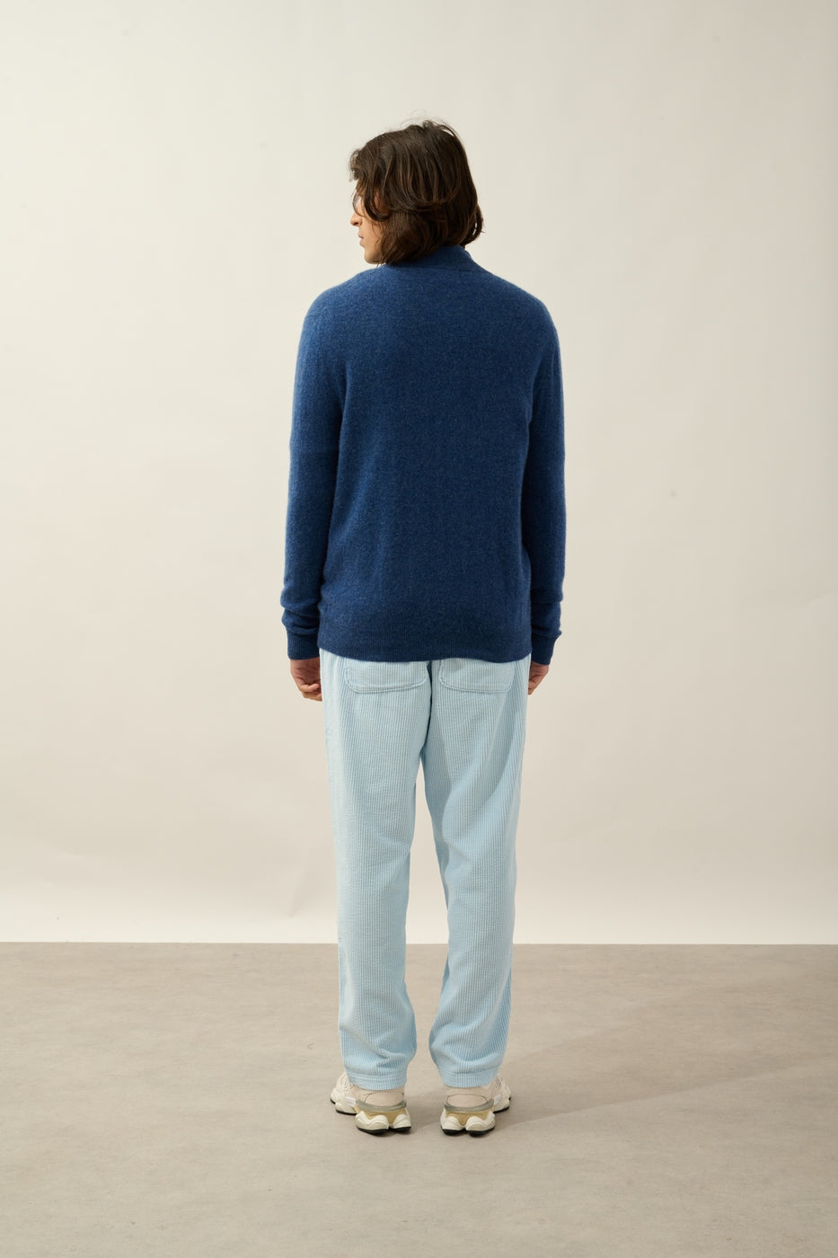 Gilet Zippé Col Montant - Albaron - Ocean Chiné