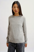 Pull Col Rond 4 Fils - Lexini - Nuage Chiné