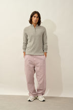 Candice Half-Zip Jumper - Heather Cloud - Men