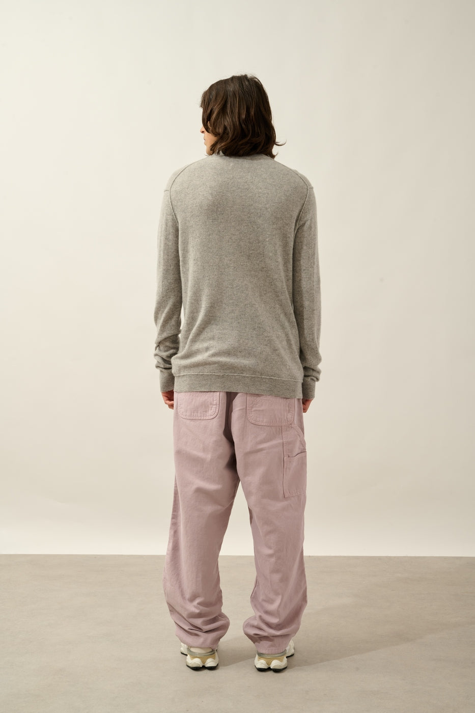 Candice Half-Zip Jumper - Heather Cloud - Men