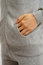 Gilet Zippé Col Montant - Ayr - Nuage Chiné