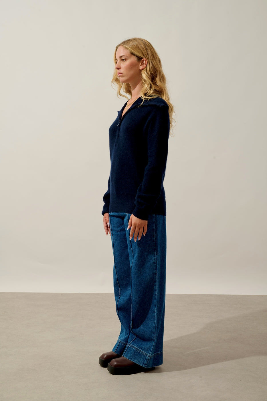 Pull Camionneur Karma - Navy