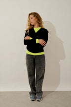 Karma Half-Zip Jumper - Black - Women