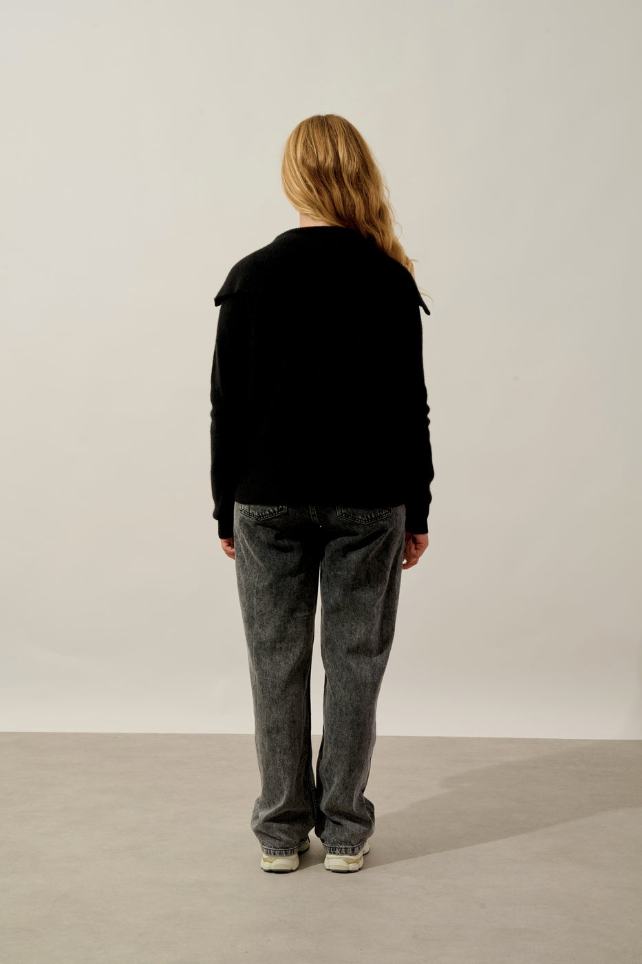 Karma Half-Zip Jumper - Black - Women