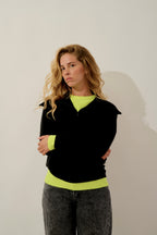 Karma Half-Zip Jumper - Black - Women