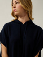 Poncho Capuche Elsa - Navy