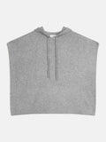 Poncho Capuche Elsa - Nuage Chiné - Femme