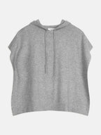 Poncho Capuche Elsa - Nuage Chiné - Femme